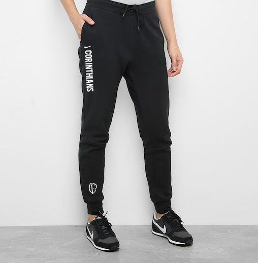 calça moletom corinthians nike