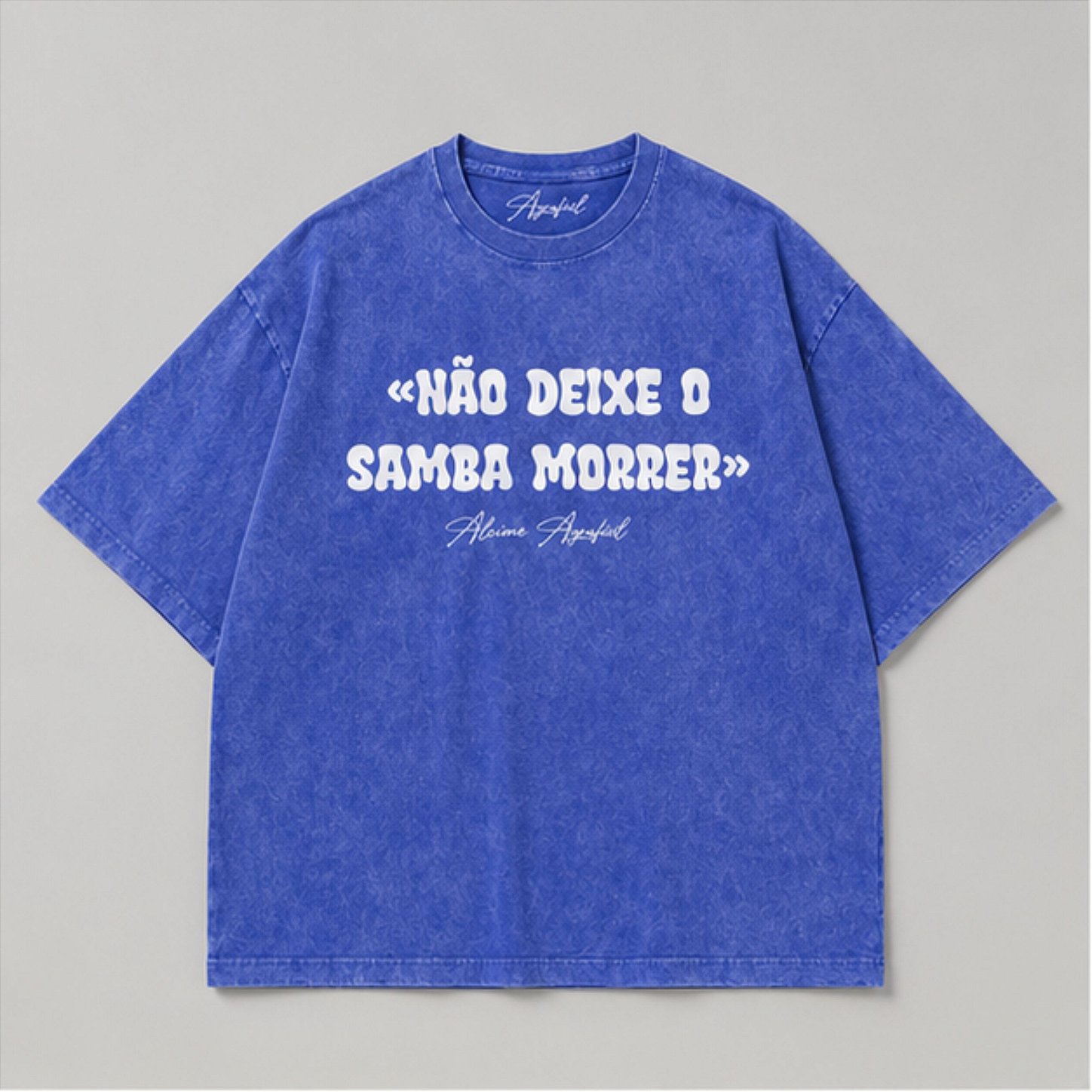 Camiseta Alcione Oversized Samba Brasileiro