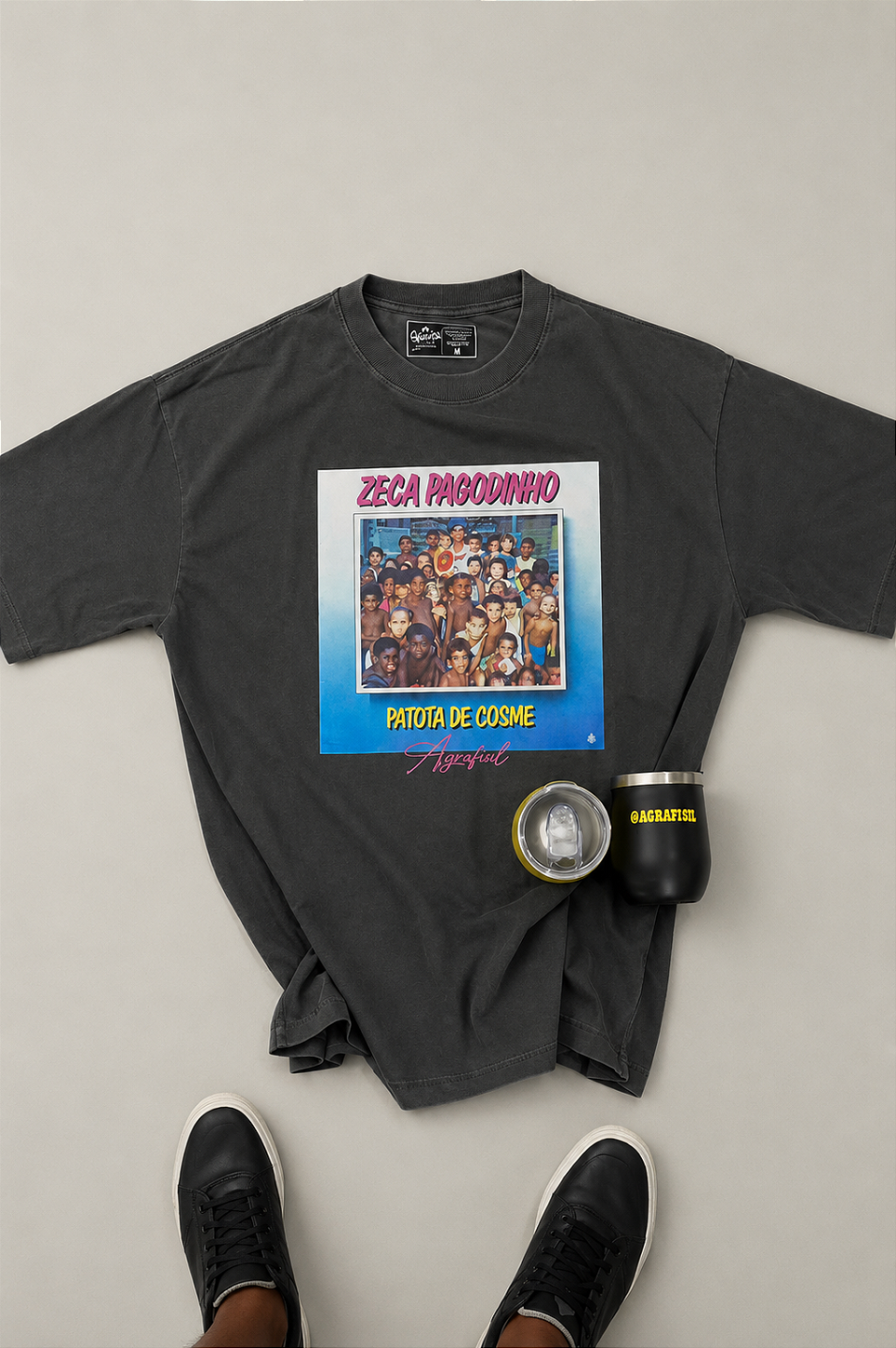 Detalhe da estampa — Camiseta Zeca Pagodinho
