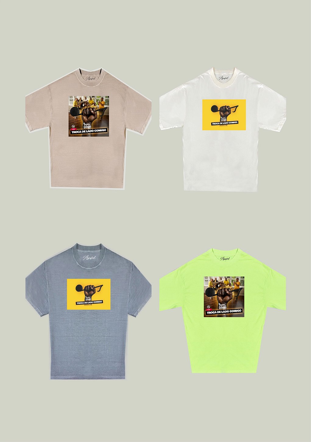 Camisetas Resenha do Gorila Troca de Lado Comigo em várias cores
