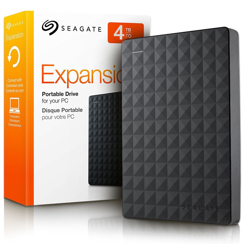 HD Seagate Externo Portátil Expansion USB 3.0 4TB Preto STEA4000400