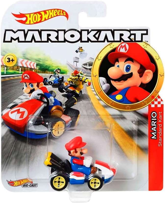 Carrinho Hot Wheels Mario Kart - Standard Kart - Cadê Meu Jogo