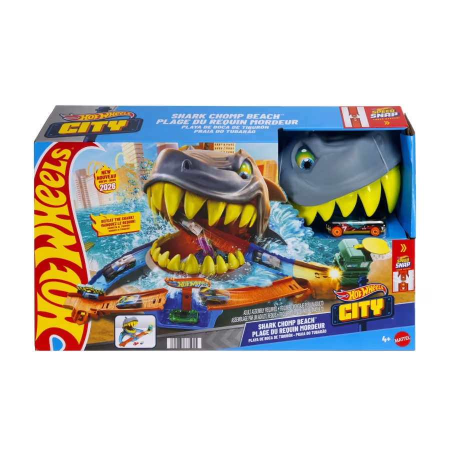 【mat036】スプリットバインディングセット Pista Hot Wheels City Praia do Tubarão Mattel - Cadê Meu Jogo