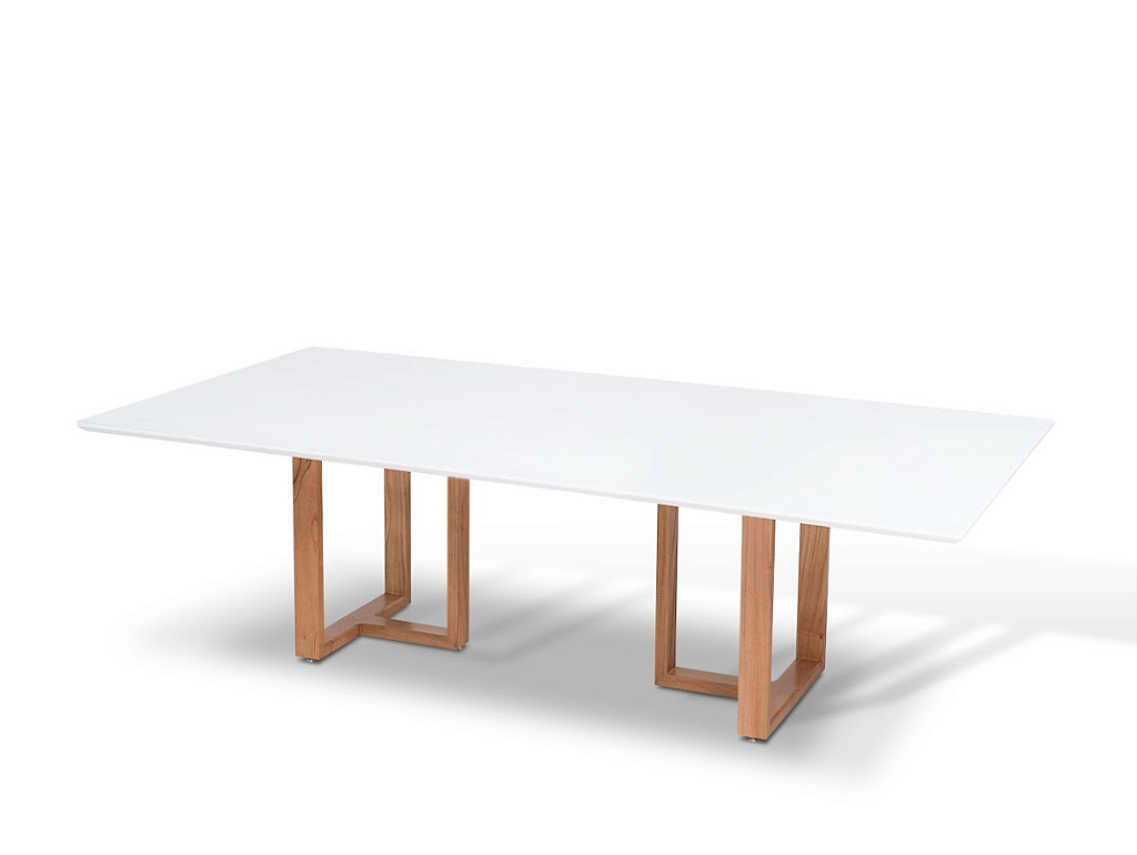 Mesa de Jantar Lorraine 2,40 x 1,10 com Cadeiras Carline