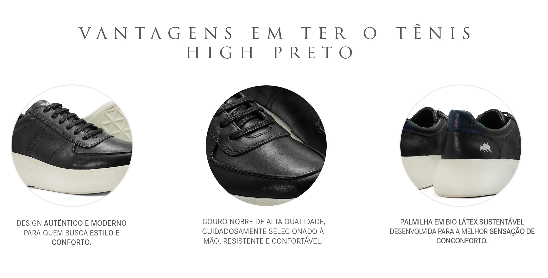 Banner vantagens High Preto