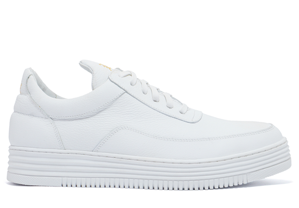 Tênis Couro Branco Urban Bull Barcelona Design Barcelona