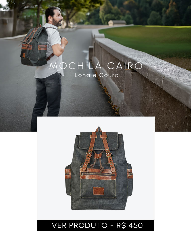 Avental em couro para mobile