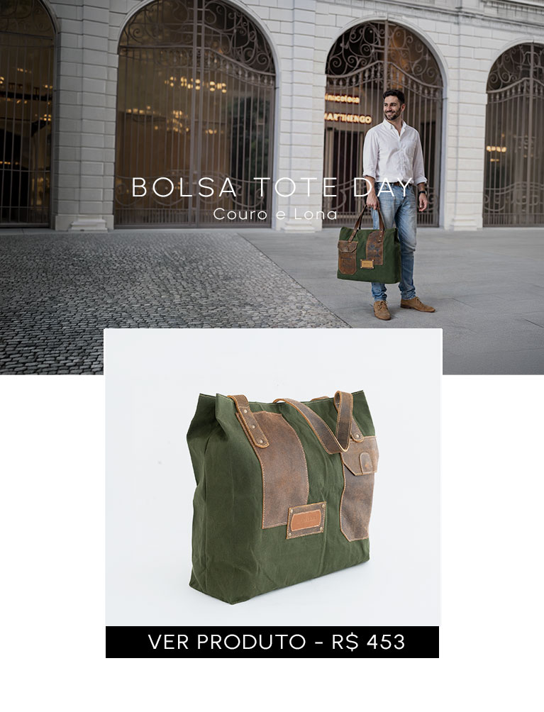 Avental em couro para mobile