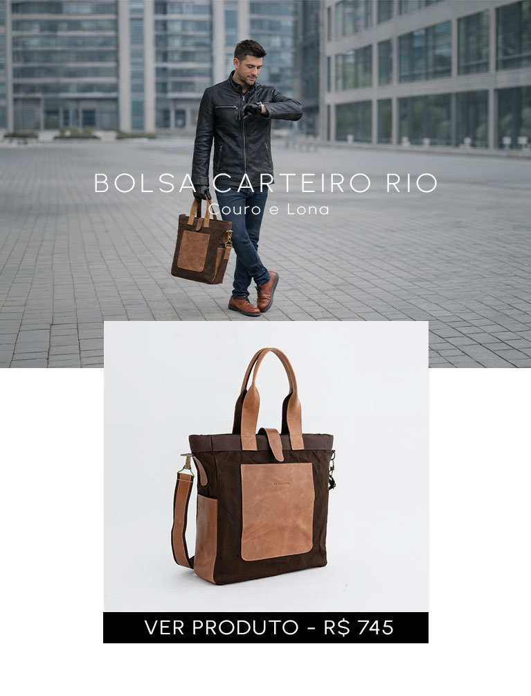 Avental em couro para mobile