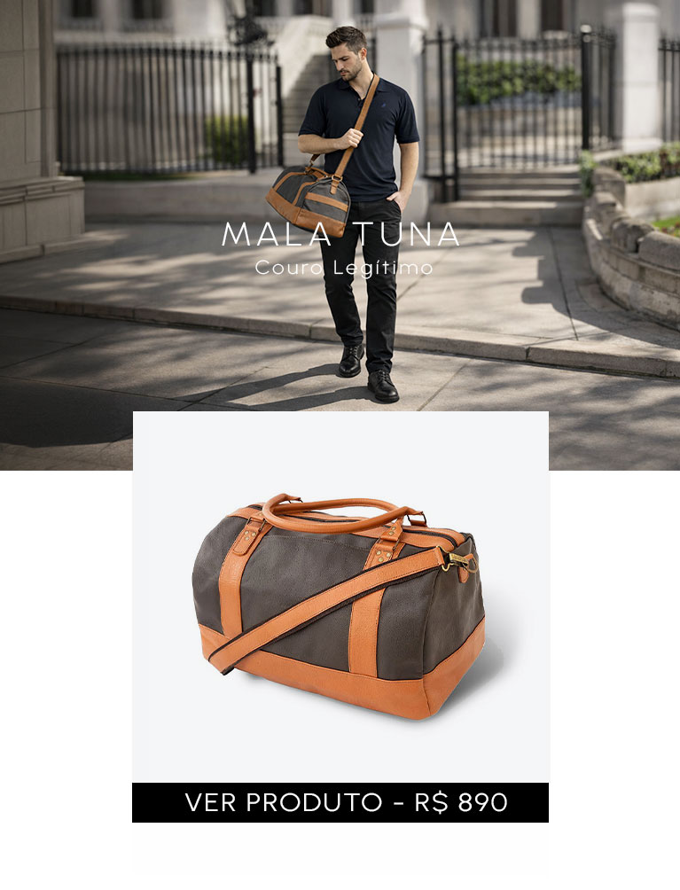 Avental em couro para mobile