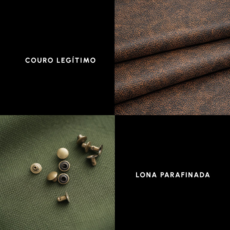 Avental em couro para mobile