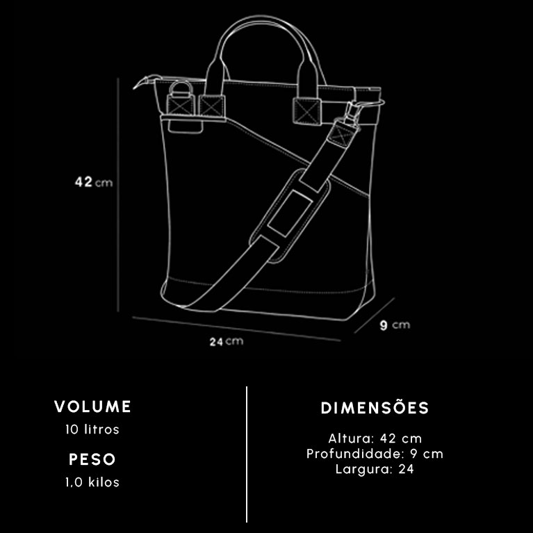 Avental em couro para mobile
