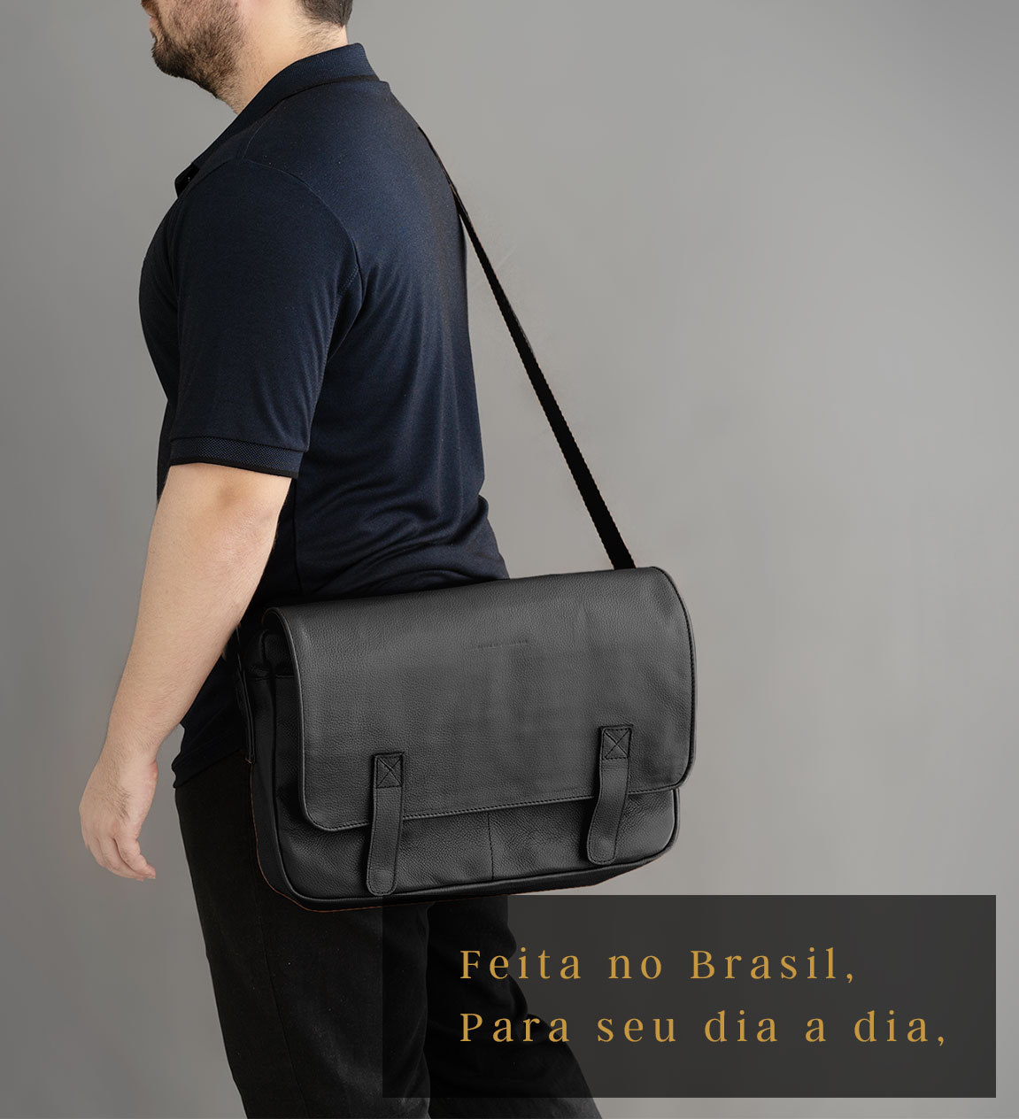 Avental em couro para mobile