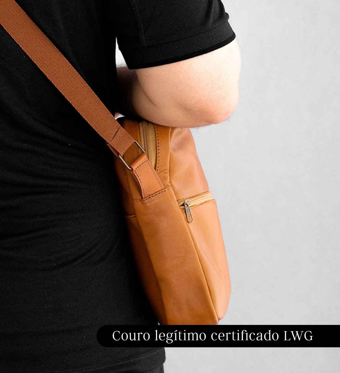 Avental em couro para mobile