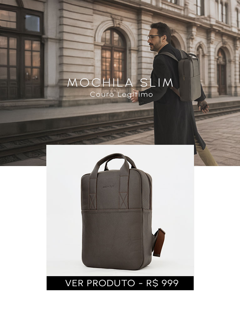 Avental em couro para mobile