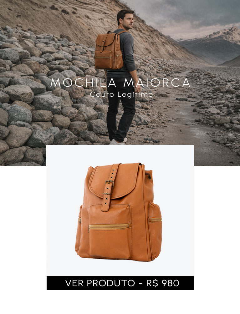 Avental em couro para mobile