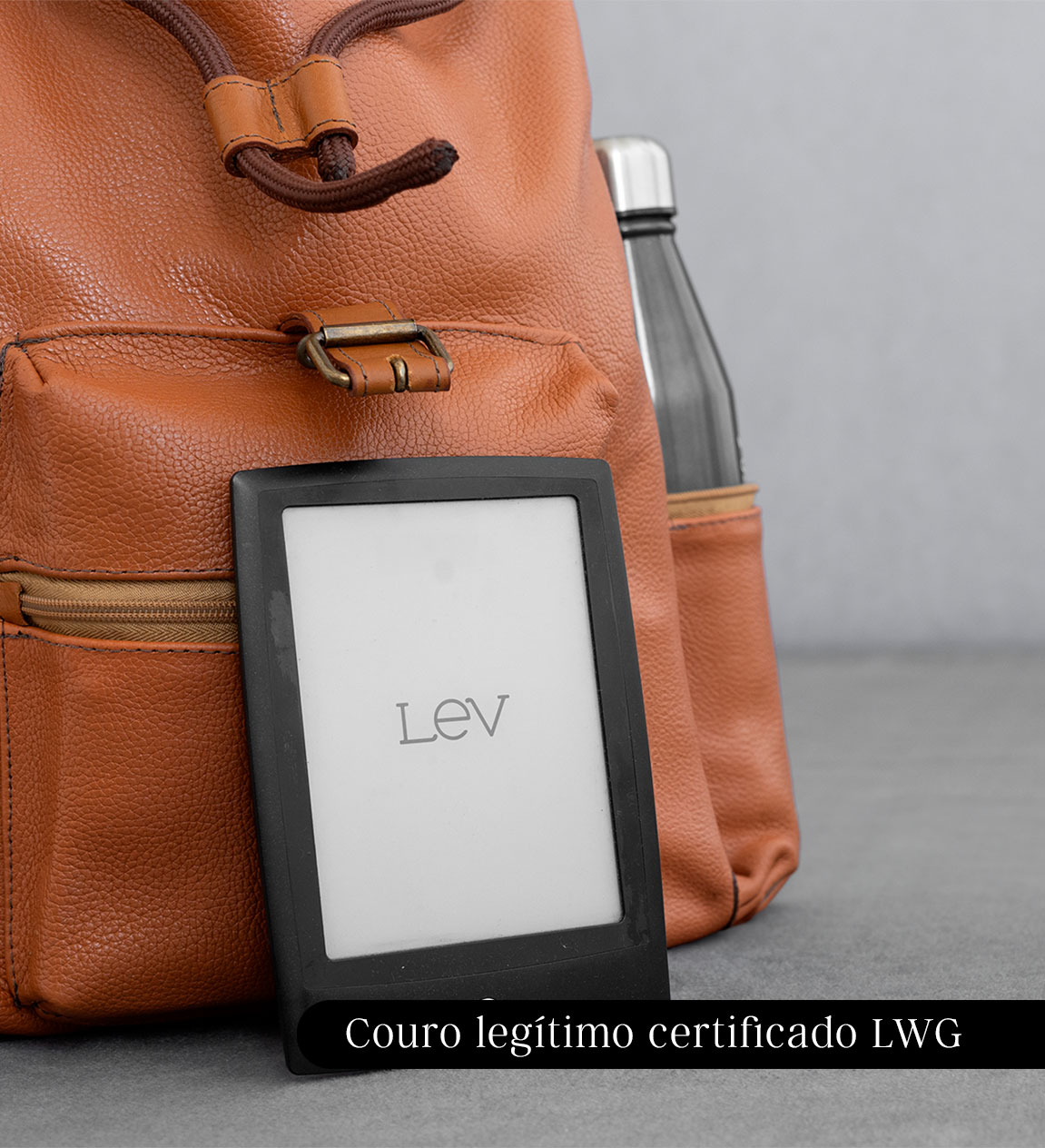Avental em couro para mobile