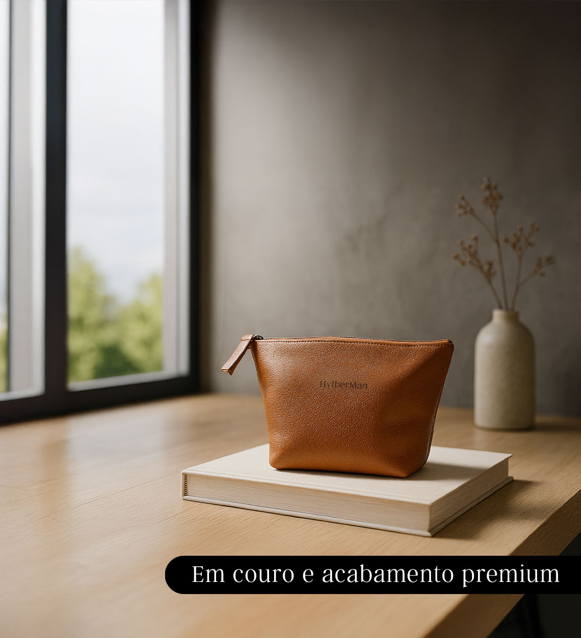 Avental em couro para mobile