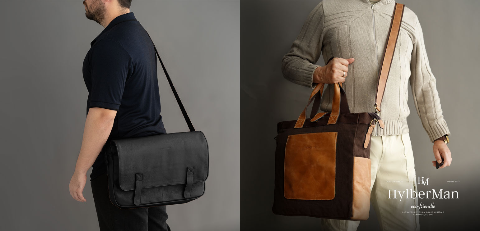 Guia Hylberman: diferença entre bolsa carteiro e pasta carteiro