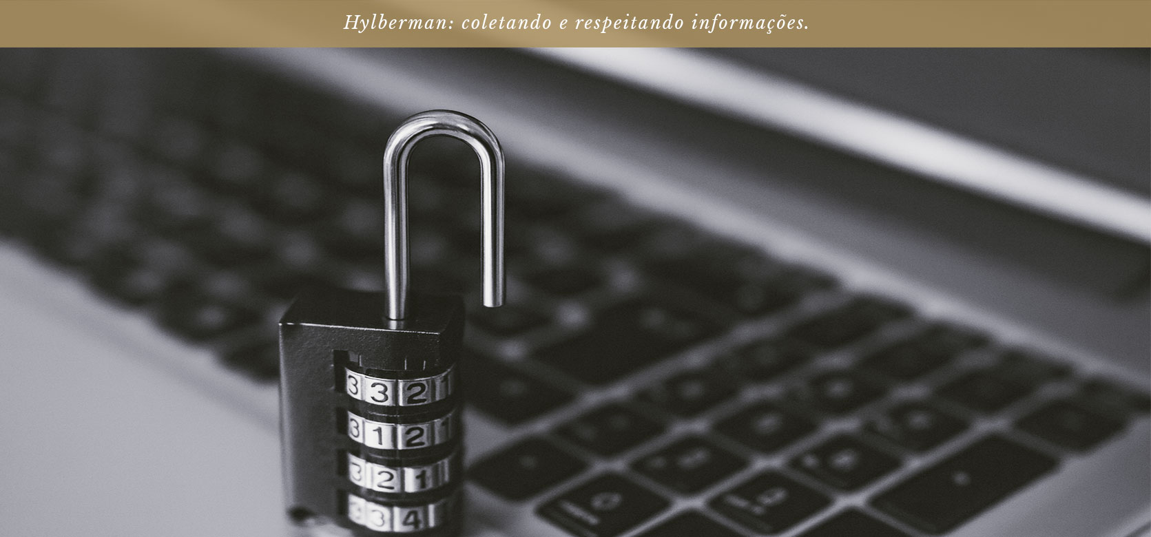 Banner de Política de Privacidade - desktop