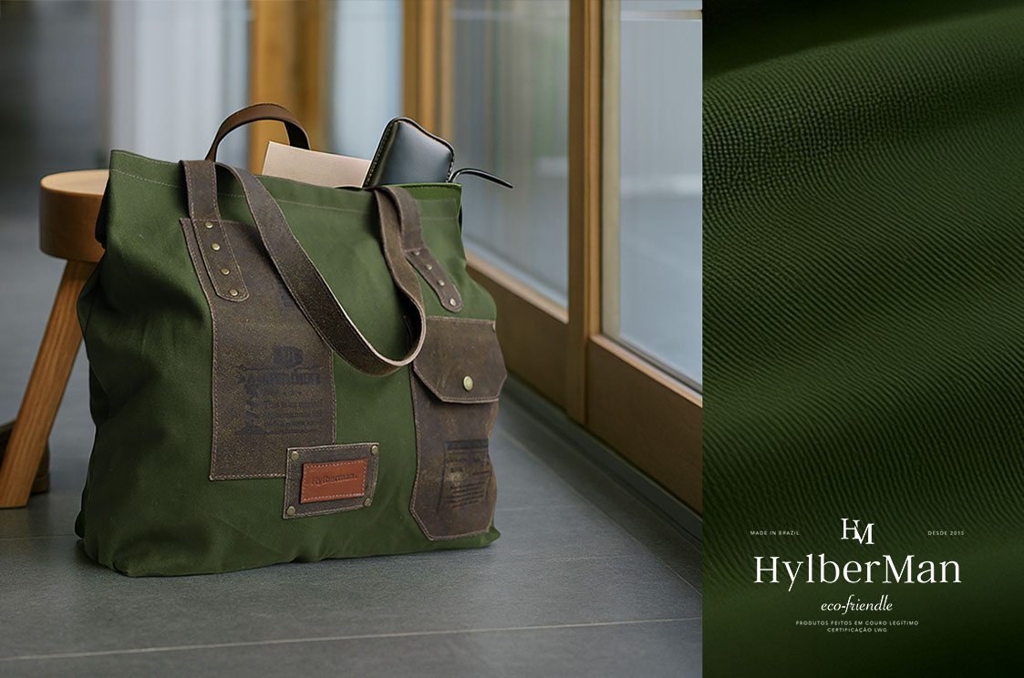 Tote Bag Masculina em Couro