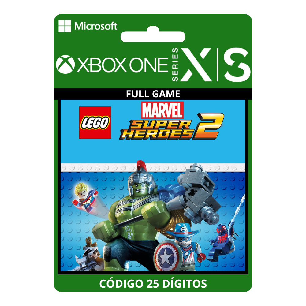 Lego Marvel Super Heroes 2 Xbox One/Series X|S 25 Dígitos - Mídia