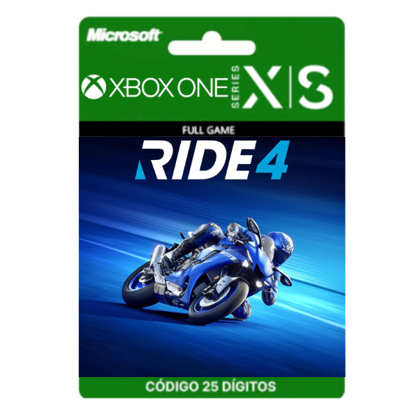 Ride 4 Xbox One/Series X/S 25 Dígitos - Mídia Digital Ps3,Ps4,Ps5