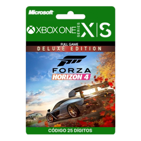 Forza Horizon 4 Deluxe | Xbox One/Series X|S 25 Dígitos - Mídia