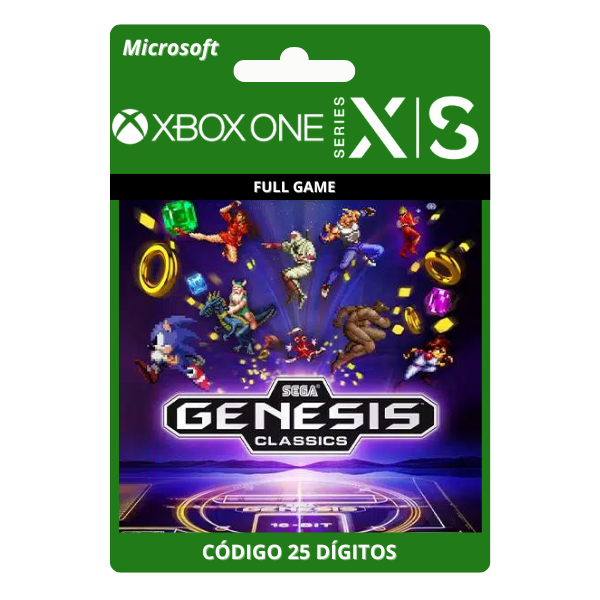 SEGA Genesis Classics | Xbox One/Series X|S 25 Dígitos - Mídia