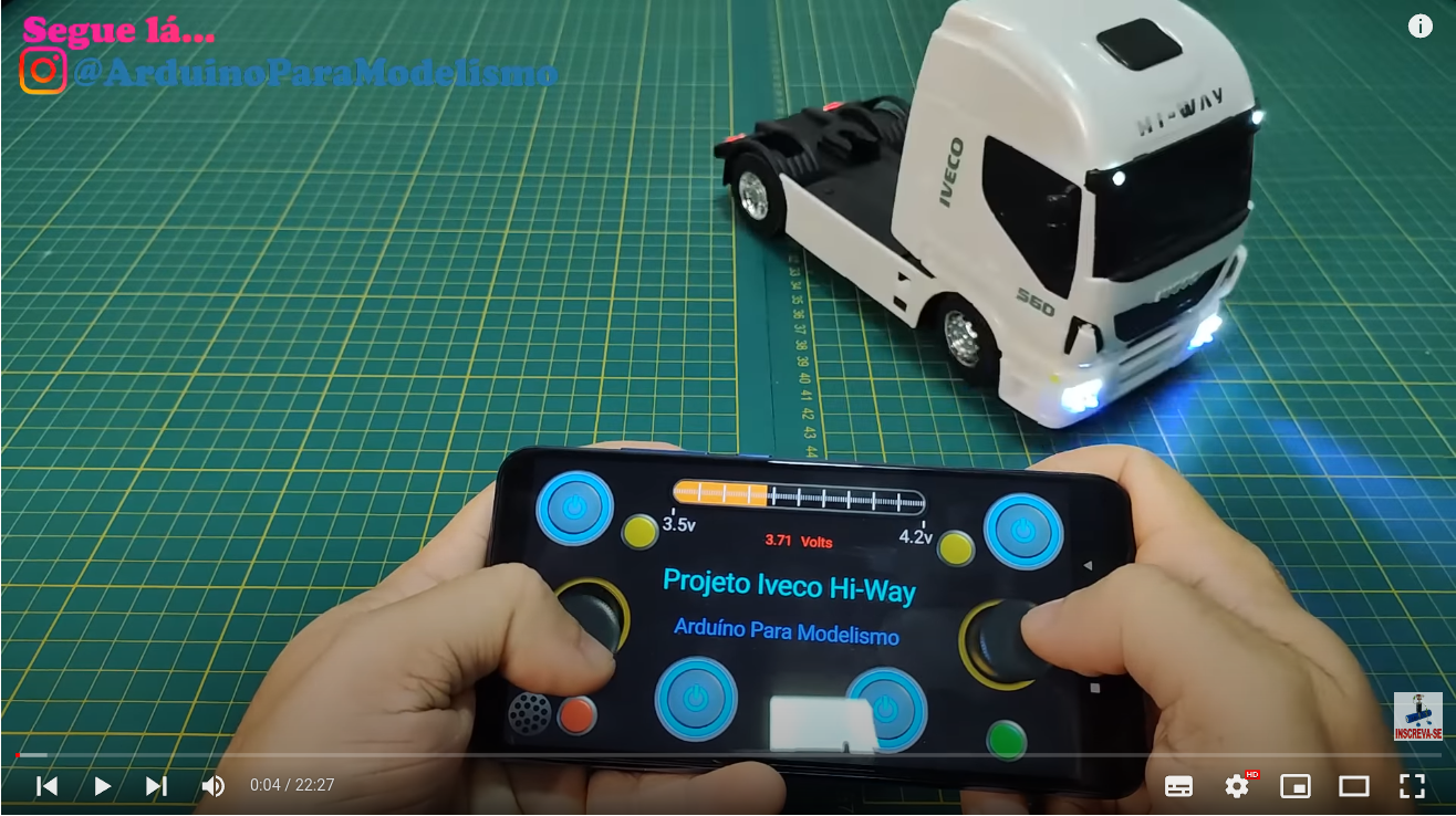 Como fazer Caminhão de Controle Remoto Iveco Hi-Way com Arduino