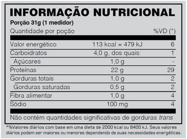 100 whey protein optimum tabela nutricional - Dieta blanda post cesarea