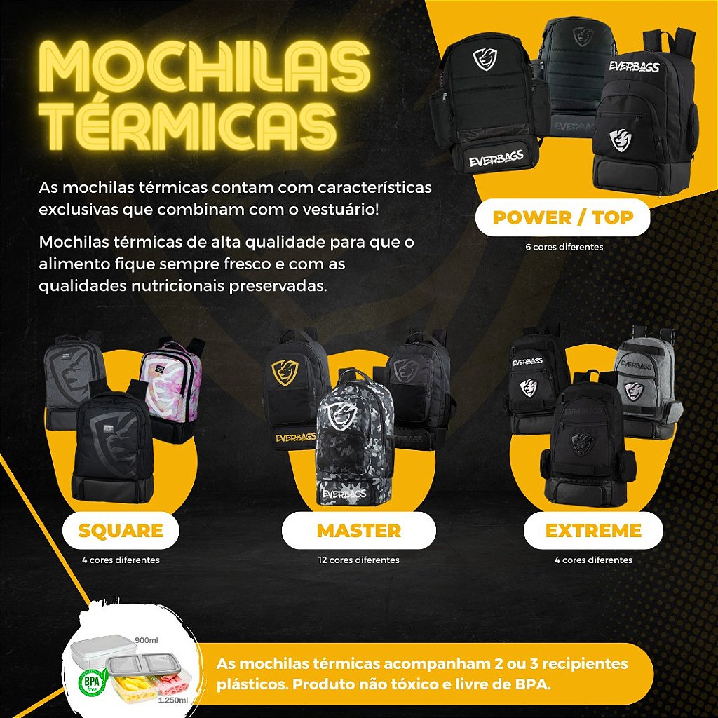 Mochila Amarela Cooler Térmica Bolsa 15 Litros Ice Flex