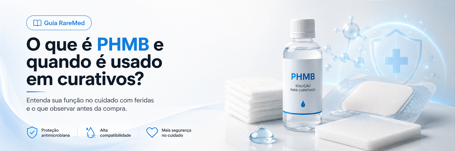 Guia RareMed: PHMB e Curativos