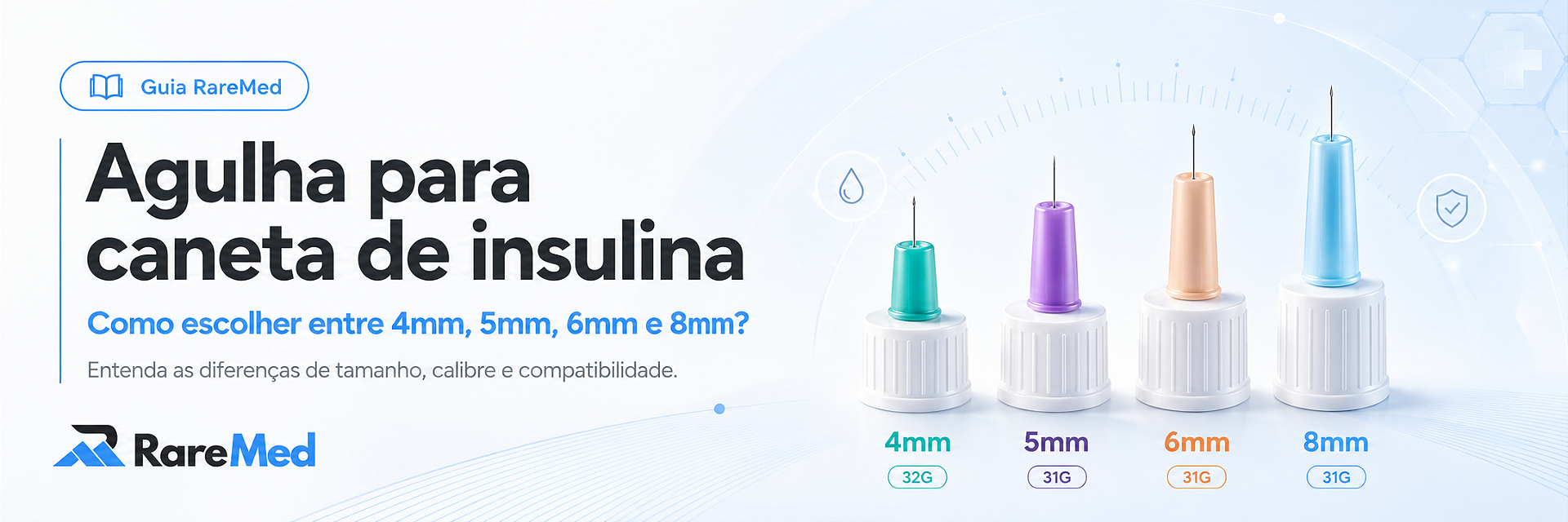 Guia RareMed: Agulhas para Caneta de Insulina