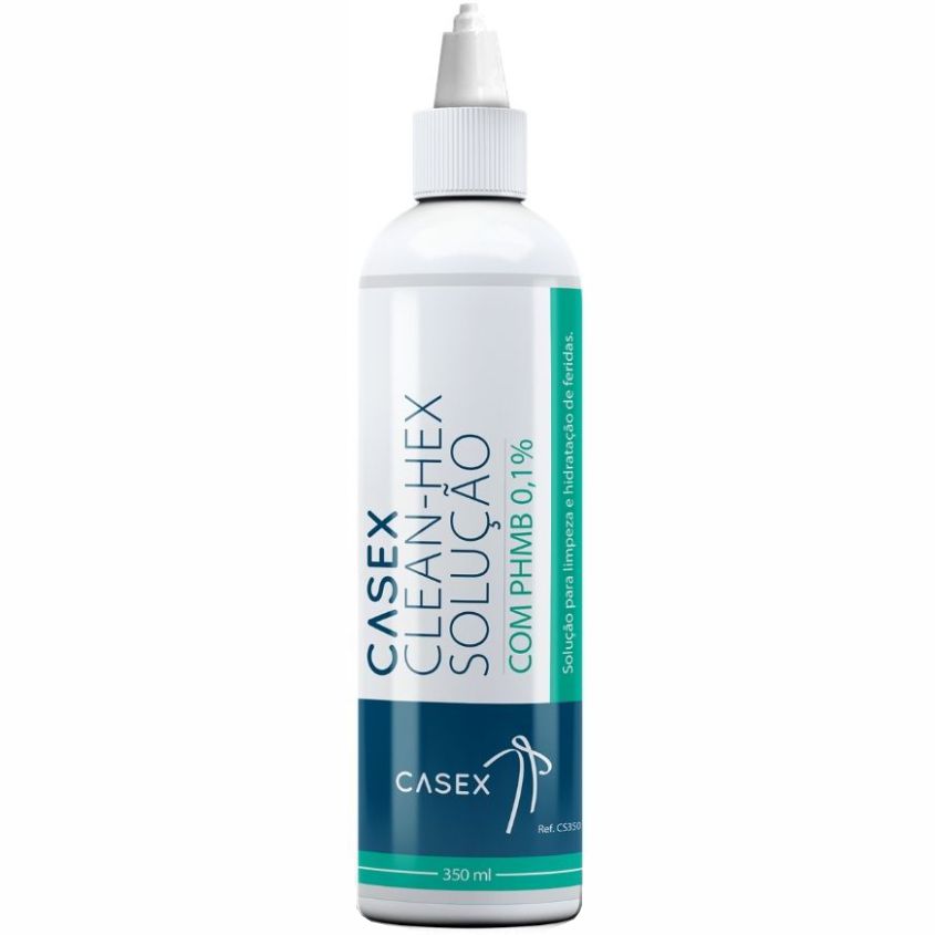 Clean-Hex Solução de Limpeza e Hidratação de Feridas com PHMB 0,1