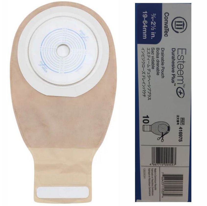 Bolsa de Colostomia Steem+ Drenável Recortável 19/64 Convatec
