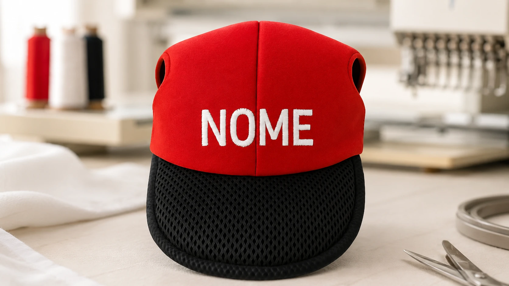 Boné pet personalizado com nome bordado da Skapetshop
