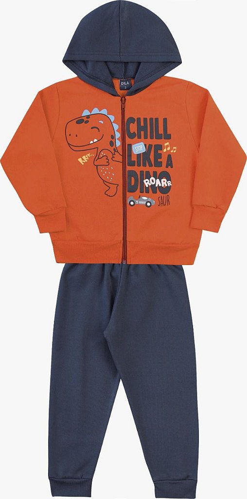 Conjunto de Frio Infantil de Moletom da Dila - Tipinhos Moda