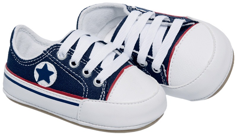 AllStar de Bebê Menino e Menina Três Cores Tipinhos Moda