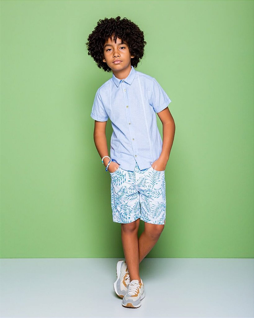 Conjunto Infantil Masculino Camisa com Bermuda da Digi - Tipinhos Moda  Infantil e Juvenil