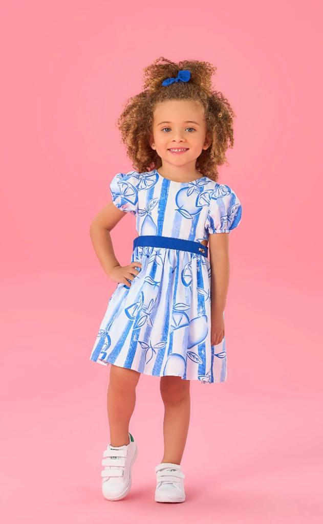 Vestido Infantil Casual e Festa Azul Royal da Mon Sucré - Tipinhos Moda  Infantil e Juvenil