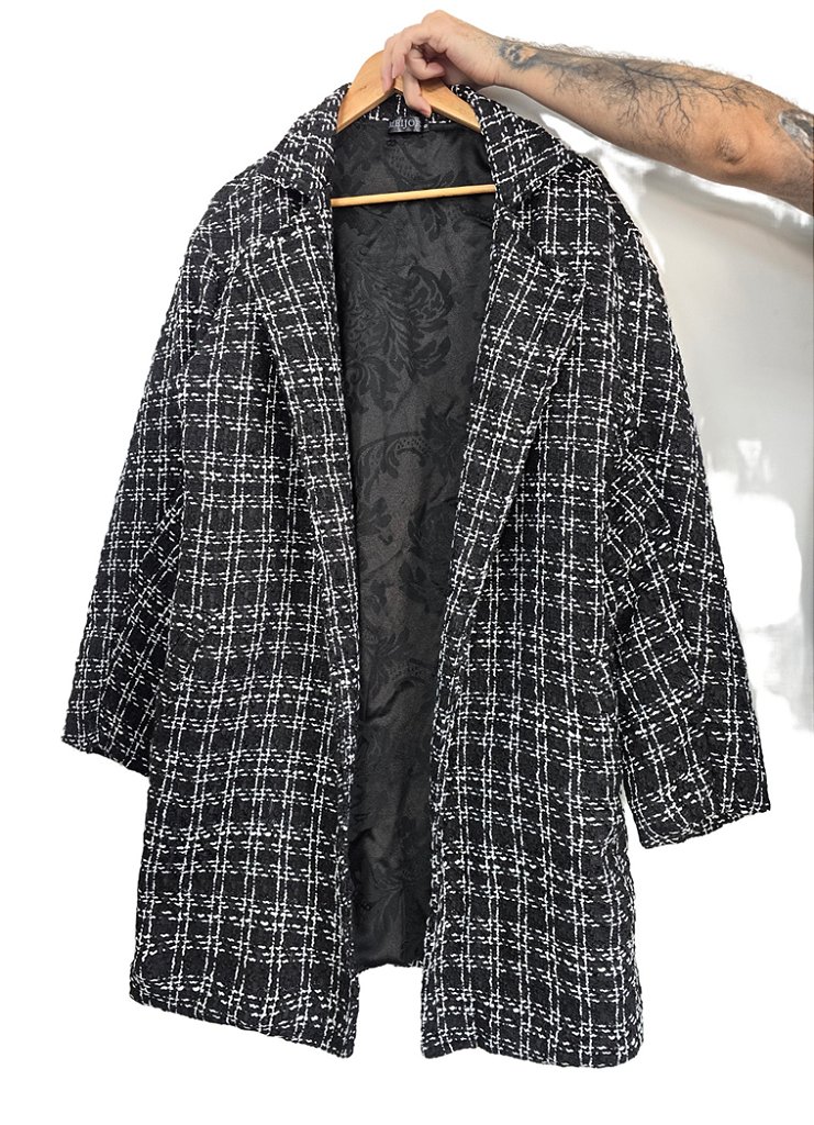 ジャケット・アウター BLESS tweed jacket Casaco Tweed Black - Meijor