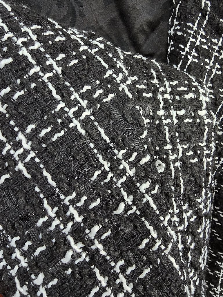 Casaco Tweed Black - Meijor