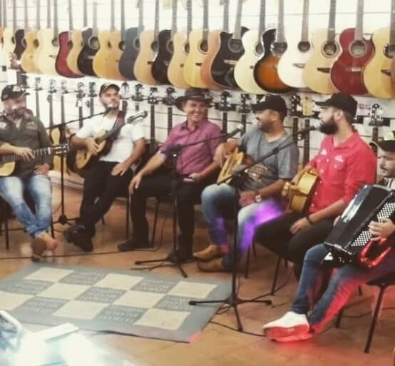 Gravação na Krunner do programa Chão, Sanfona e Viola