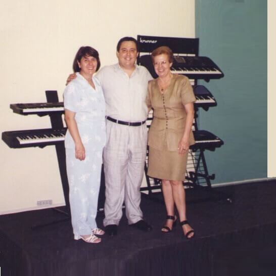 Lourdes, Ricardo e Marilda na Krunner (29/12/99)