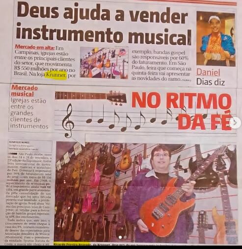 Matéria Jornal Correio Popular de Campinas com a Krunner