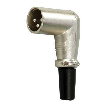 Plug XLR Macho Tipo L 3 Pinos Zad Som - Krunner - Loja de
