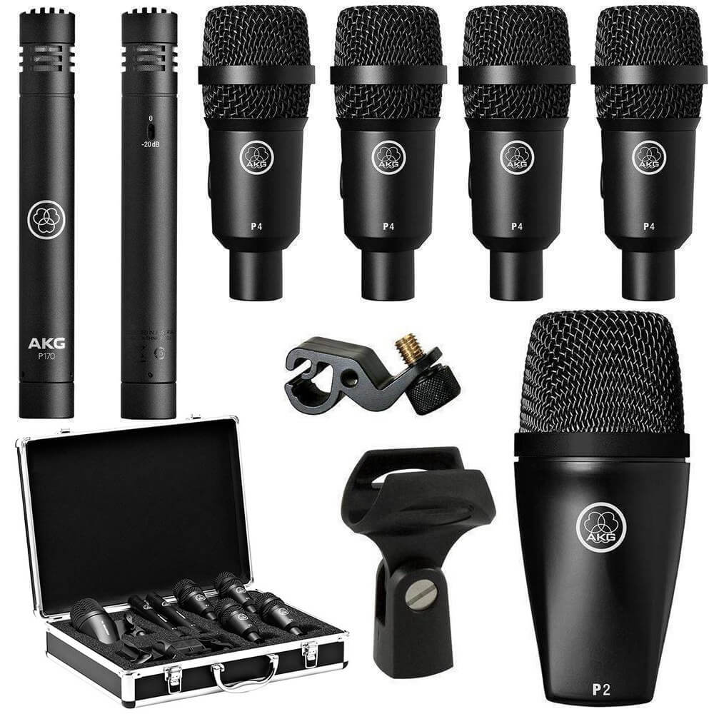 Kit Microfone para Bateria AKG Drum Set Session I - Krunner - Loja