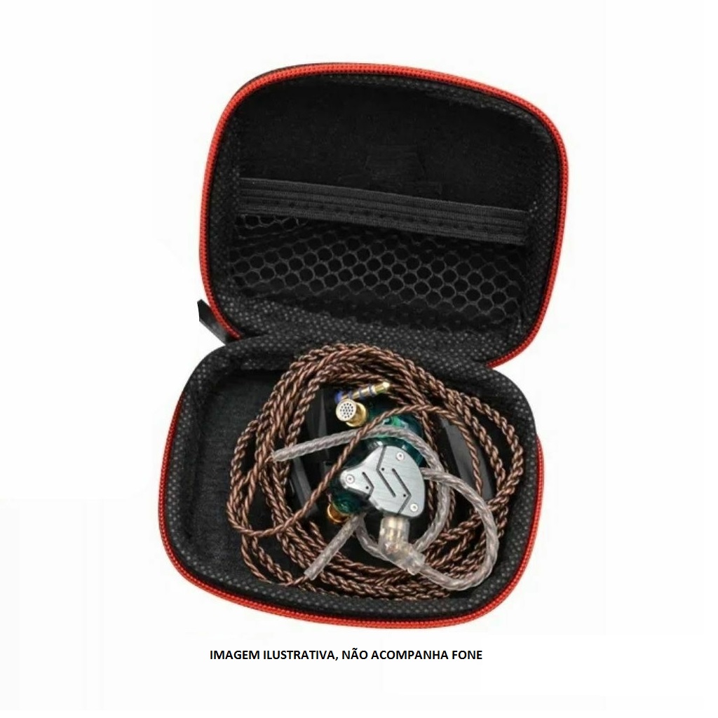 【DWARFMADE】earphone case VEGTAN Case para Fone de Ouvido KZ - Krunner - Loja de Instrumentos
