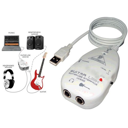 behringer ucg102 usb guitar link